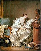 Jean Baptiste Greuze Inconsolable Widow oil painting reproduction